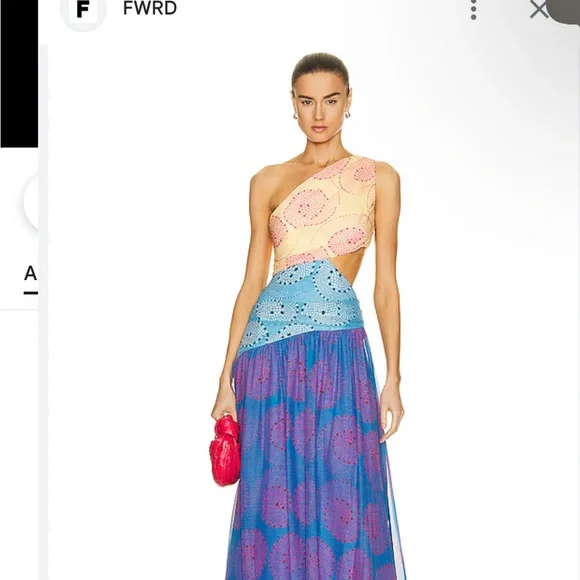 STAUD | Skirts | Staud Multicolor Maxi Dress | Poshmark